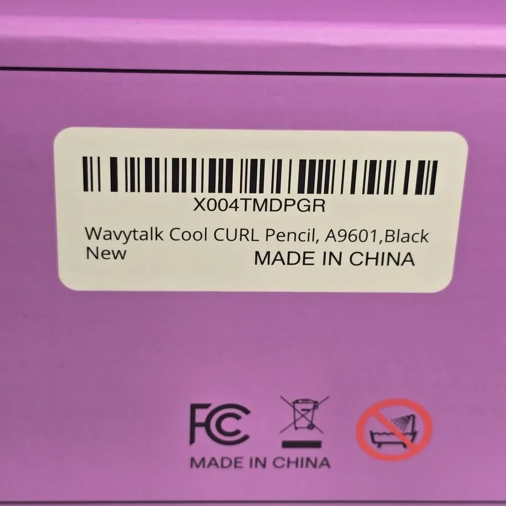 Wavytalk Cool Curl Pencil Airflow Styler and Straightener Flat Iron Model A9601